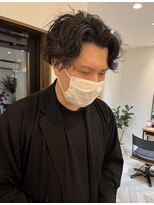 ロズ&nbsp;メンズセンターパートスタイル