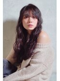 デザインカラー×レイヤーカット×ウェットヘアオリーブベージュ