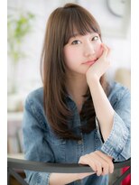 ミック 日暮里店(miq)&nbsp;ノームコア◎オリーブグレージュ小顔ナチュラルストレートa1