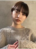 コンパクトショート×シアベージュ#ショコラアッシュ