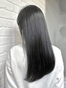 レス 仙台(Less) 【暗髪でも艶のあるサラサラ髪】シルキー縮毛矯正