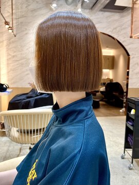 ロンド エスポワール 錦糸町(Lond espoir) 〇グレージュカラーデザインカラーシルキーベージュきりっぱボブ