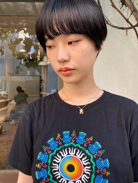 ロッソサンテ(rosso sante) 黒髪ショートヘア