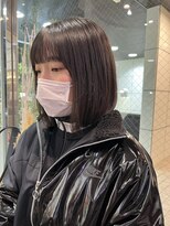 ヘアーアンドメイク ビス(HAIR&MAKE bis)&nbsp;パツっとボブカット/髪質改善トリートメント/透明感