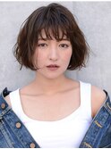 イメチェン/前下がり/切りっぱなしボブ/似合わせカット/ぷつっと