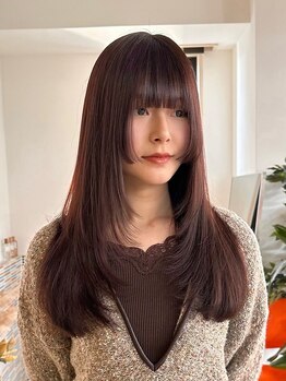 ロングもミディアムもお任せください！伸びてもまとまりやすく、扱いやすい万能ヘアを実現♪