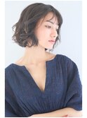 ☆ グレージュ ＆ 毛束感 ☆ 無造作小顔ボブ ♪