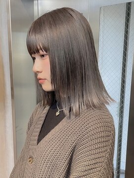 ディッセンバー 渋谷(December) グレージュ/ブリーチなしカラー/学割U24