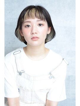 たさわ堂 ヨロ(yolo) インナーカラーボブ/インナーハイライト/ミニボブ/ショートボブ