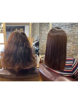 魔法の縮毛矯正"ケアルーガ"が大人気!艶髪専門店だから叶う「自分の髪じゃないみたい」と驚く程の美髪へ。