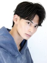 アーリー(Ali'i)&nbsp;センターパートニュアンスパーママッシュウルフソフト韓流ヘア