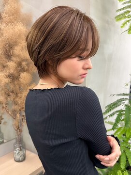 ギークス(GEEKS) 【GEEKS渋谷】大人ショートウルフ/冬カラー/ショコラグレージュ