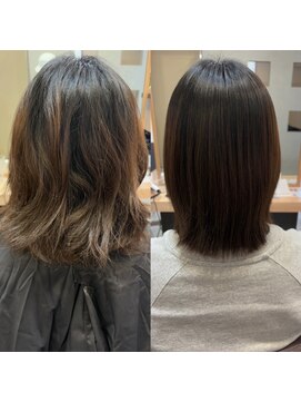 スープル(SOUPLE.) 【髪質改善x縮毛矯正】SILKストレート