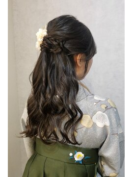 ウィスプ 赤羽店(wisp) 袴ハーフアップ☆