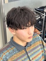 メンズフィール 心斎橋(MENS FEEL) シャドウパーマ　無造作ゆるふわカジュアル