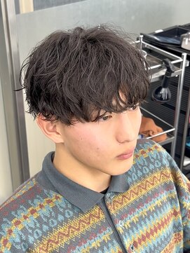 メンズフィール 心斎橋(MEN'S FEEL) シャドウパーマ　無造作ゆるふわカジュアル