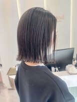 ロンドグロワール 大宮(Lond Gloire)&nbsp;イメチェン外ハネボブ美髪ワイドバングミディアム縮毛矯正韓国