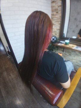 アトリエナガノ(atelier nagano) ニュアンスカラー/センターパート/ツヤ髪スタイル/ブルージュ