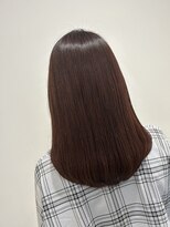 ノーム バイ アウラ(norm. by aura)&nbsp;ボルドーブラウン　艶カラー　暖色カラー