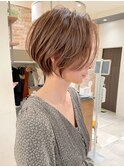 30代40代50代絶壁解消ひし形小顔前下がりショートボブ【NAYU】