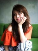 ただのロングじゃつまらない！華やかウェーブ♪ 【小倉周辺】