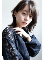 ミット バイ ツリー 吉祥寺(mit by tree)&nbsp;クラゲヘアーミディアムレイヤーラベンダーミルクティー