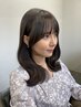 【前髪顔まわりカット】　遠藤指名限定