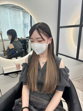 シーバイスリー 綱島(C×3) インナーカラー × ミルクティーベージュ × ブラック