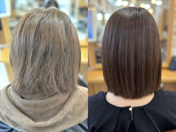 レヴ(Rev)の写真/【過去縮毛矯正で改善されなかった...】手強い癖・うねりなどエイジング毛の縮毛矯正はプロにお任せ下さい*