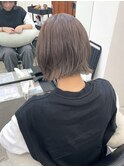 黒髪カタログ/クラゲヘアー/オリーブグレー/横浜
