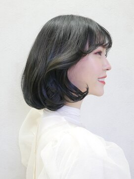 アース 溝の口店(HAIR&MAKE EARTH) ワンカールボブ[溝の口/髪質改善/縮毛矯正/白髪ぼかし]