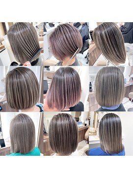 ボブバレイヤージュカタログ