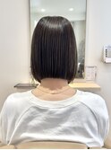 ナチュラルボブ×切りっぱなしボブ×髪質改善20代30代40代京都
