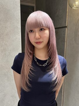 チャンネル(channel) 重めバングレイヤーカット