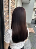 艶カラー×ワインレッド