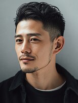 ディスイズバーバー(THIS IS BARBER)&nbsp;アップバング フェードカット ツーブロック ビジネス　【札幌】