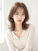 ノア(NOA)&nbsp;【NOA】顔まわりくびれレイヤー透明感ミディ