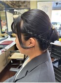 お宮参りヘアセット/ヘアアレンジ/お宮参り/前橋美容室