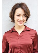 フラット 中山店(flat)&nbsp;似合わせカット/アースカラー/くびれヘア/地毛風カラー[中山駅]