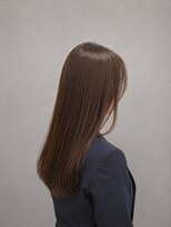 ソラヘアー(SORA hair)&nbsp;艶で魅せるナチュラルブラウンロング　20代