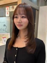 ヘアアンドメイク シークネクスト(HAIR&MAKE SeeK NEXT)&nbsp;ぱつっと感×ミディアムレイヤー