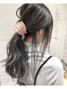 エイト 福岡天神店(EIGHT fukuoka) 【EIGHT福岡】nabe_外国人風バレイヤージュSILVER☆