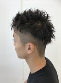 ツーブロベリーショートスタイル