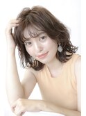 【neolivenico 大井町店】ウルフ風くびれミディ とろみベージュ
