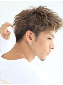 ソフブラストジェット ツーブロック アップバング 刈り上げ