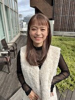 エアー 青山(AIR) ペールベージュ×ペールピンク/インナーカラー/air諸見里