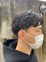 ブランシェ 西松山店 センターパート×スパイラルパーマ