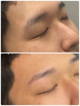 ハチマルハチ 新宿(808) 水平ストレート眉^_^