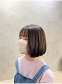 段の無いボブスタイル/辻堂/カット/キッズ/ショート/ボブ