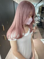 ロンドシエル 横浜(Lond ciel)&nbsp;柔らかピンクグレージュ/ケアブリーチ/ハイトーン／横浜
